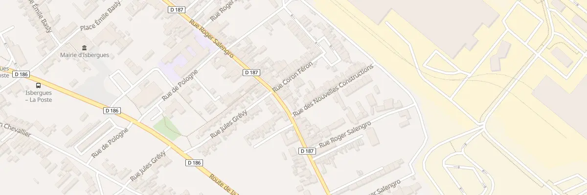 Plan du 195 Rue Roger Salengro à Isbergues