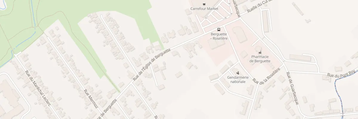Plan du 96 Rue de l’Eglise de Berguette à Isbergues