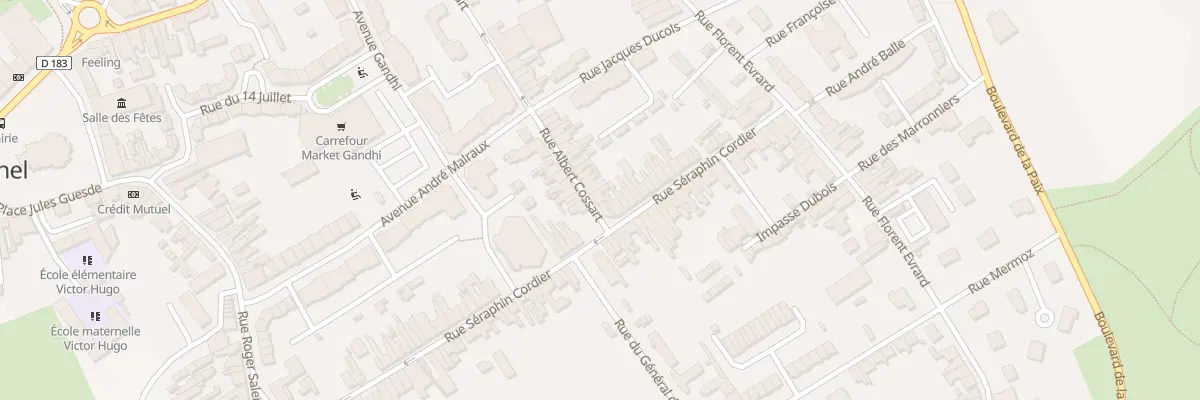 Plan du 59 Rue Albert Cossart à Auchel