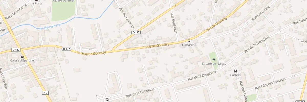 Plan du 93 Rue de Gournay à Corbeil-Essonnes