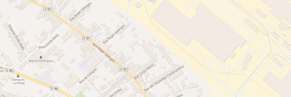 Plan du 23 Rue Coron Feron à Isbergues