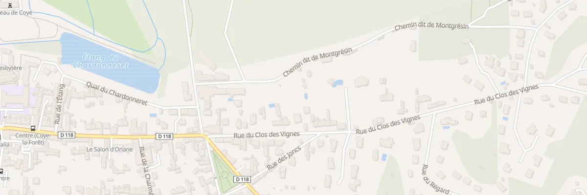 Plan du 9B Rue du Clos des Vignes à Coye-la-Forêt