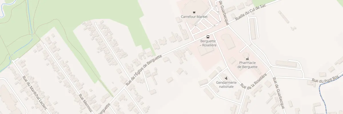 Plan du 98 Rue de l’Eglise de Berguette à Isbergues