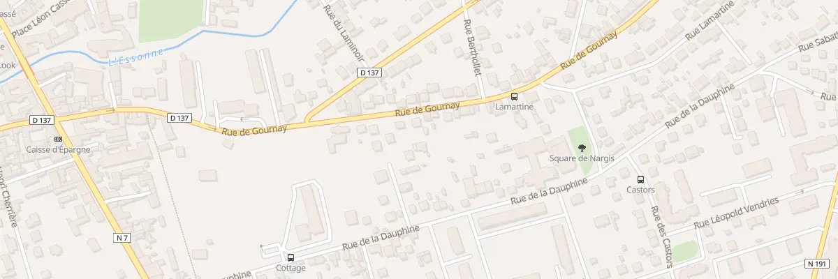 Plan du 93B Rue de Gournay à Corbeil-Essonnes