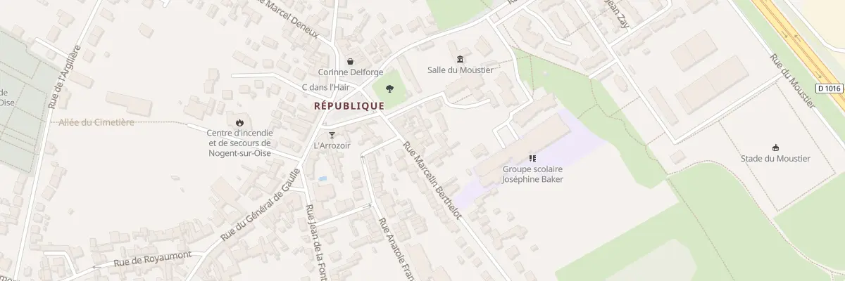 Plan du 1B Rue Marcelin Berthelot à Nogent-sur-Oise