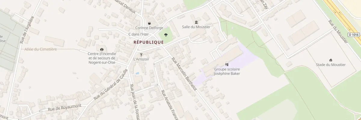 Plan du 3 Rue Marcelin Berthelot à Nogent-sur-Oise