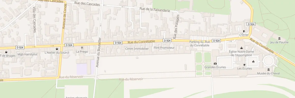 Plan du 41 Rue du Connètable à Chantilly