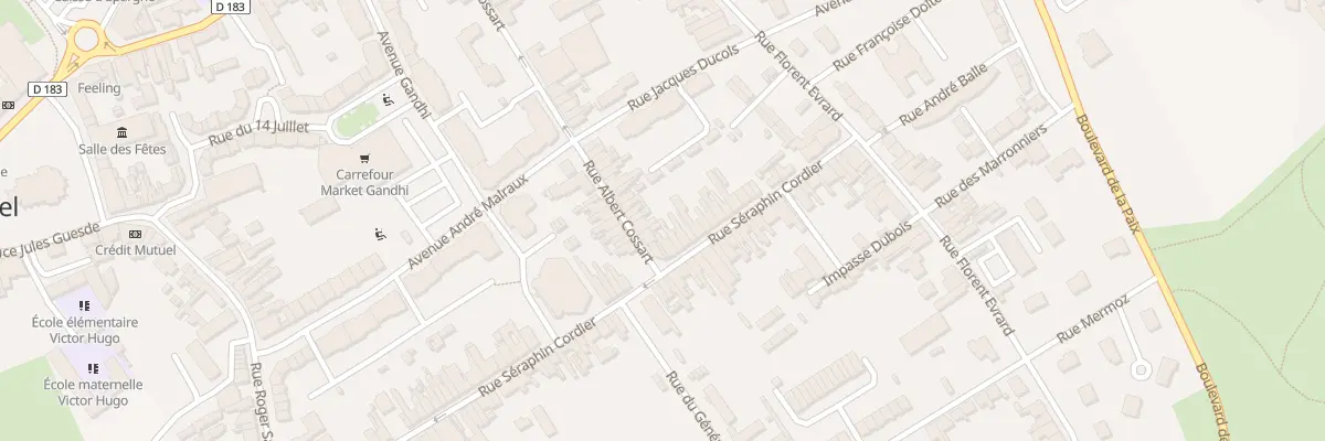 Plan du 53 Rue Séraphin Cordier à Auchel