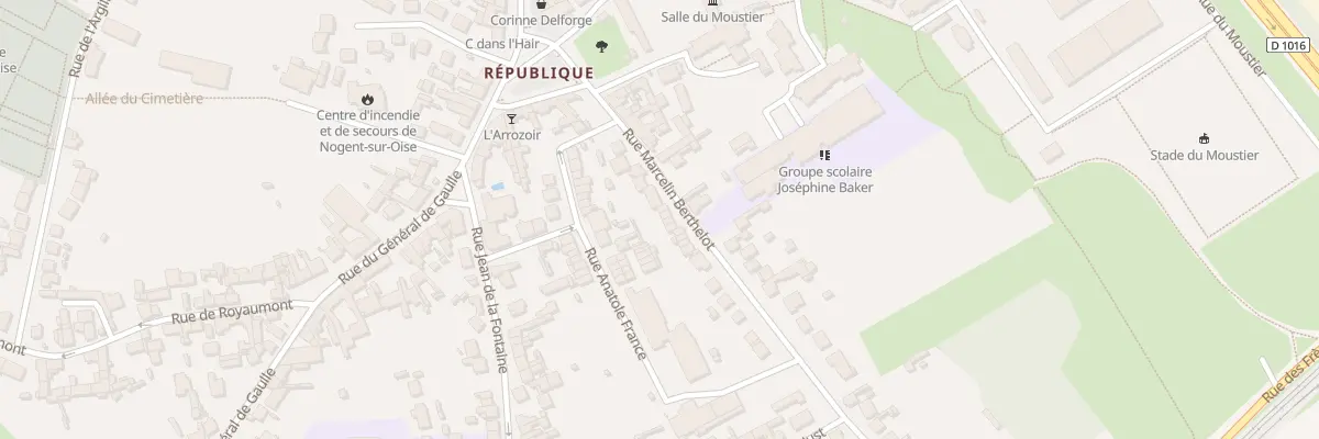 Plan du 10B Rue Marcelin Berthelot à Nogent-sur-Oise