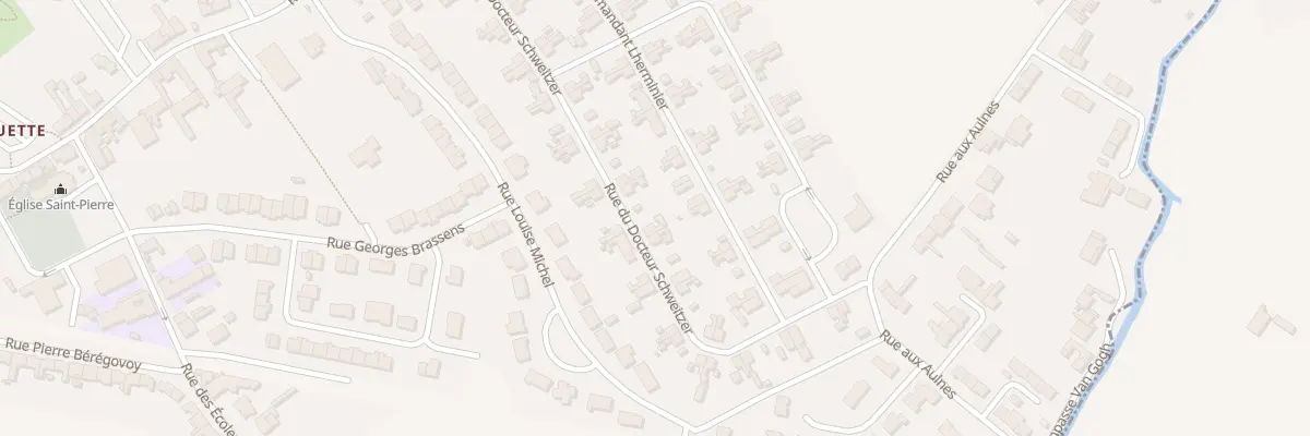 Plan du 29 Rue du Docteur Schweitzer à Isbergues