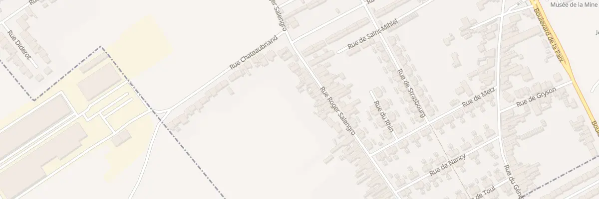 Plan du 166 Rue Roger Salengro à Auchel