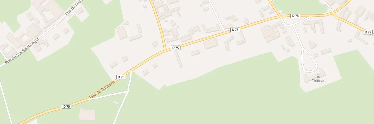 Plan du 3T Rue de Doullens à Grand-Rullecourt