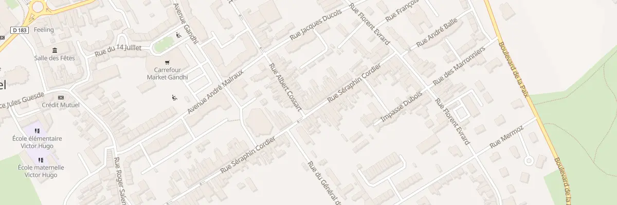 Plan du 51 Rue Séraphin Cordier à Auchel