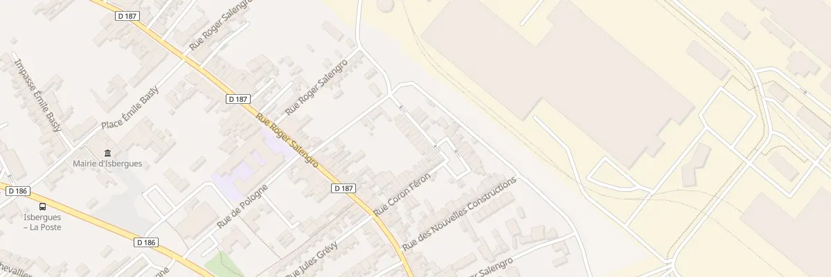 Plan du 20 Rue Coron Feron à Isbergues
