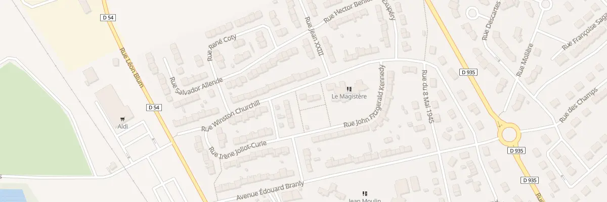 Plan du 10 Rue Winston Churchill à Moreuil