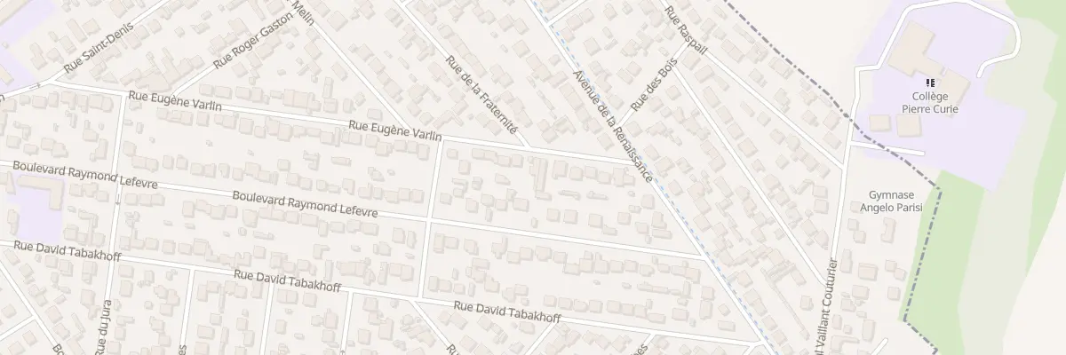 Plan du 84 Rue Eugène Varlin à Goussainville