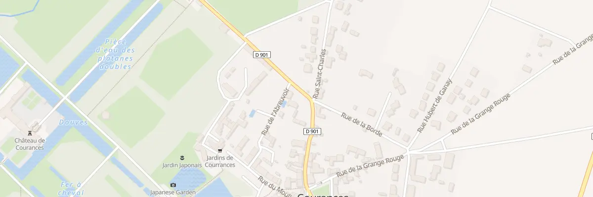 Plan du 9 Rue du Château à Courances