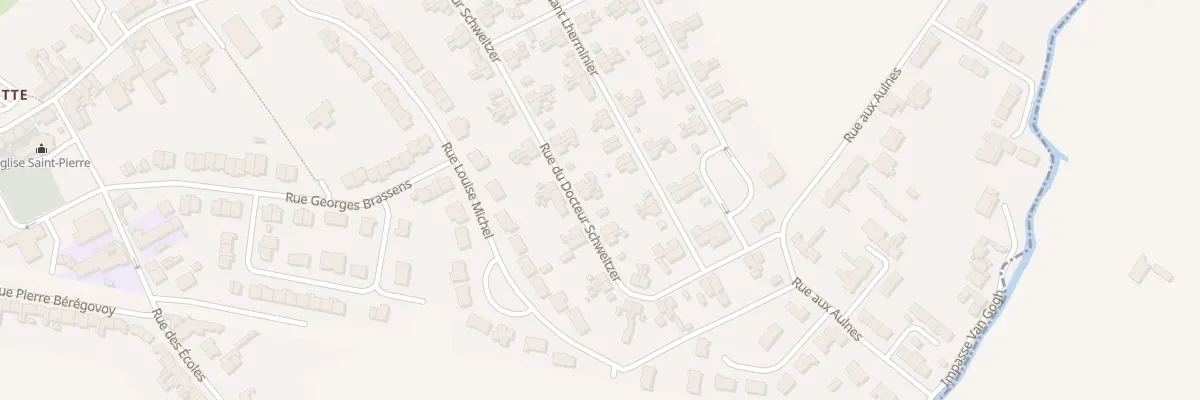 Plan du 31 Rue du Docteur Schweitzer à Isbergues