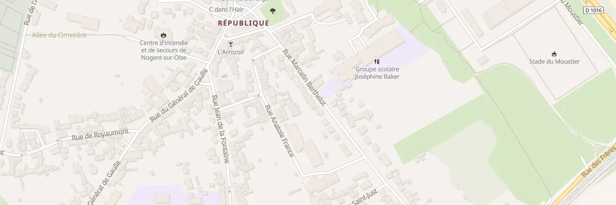 Plan du 14B Rue Marcelin Berthelot à Nogent-sur-Oise