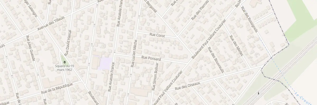 Plan du 16 Rue Ponsard à Goussainville