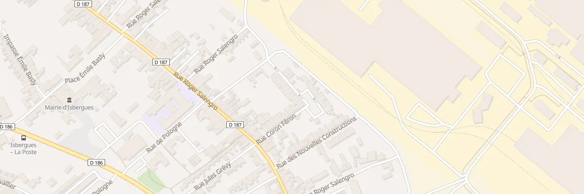 Plan du 17 Rue Coron Feron à Isbergues