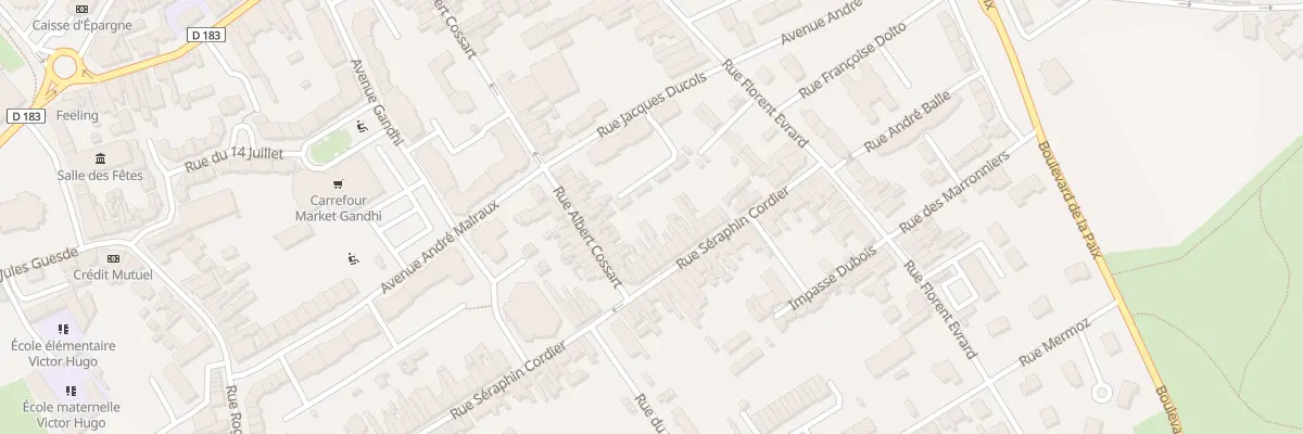Plan du 61 Rue Séraphin Cordier à Auchel