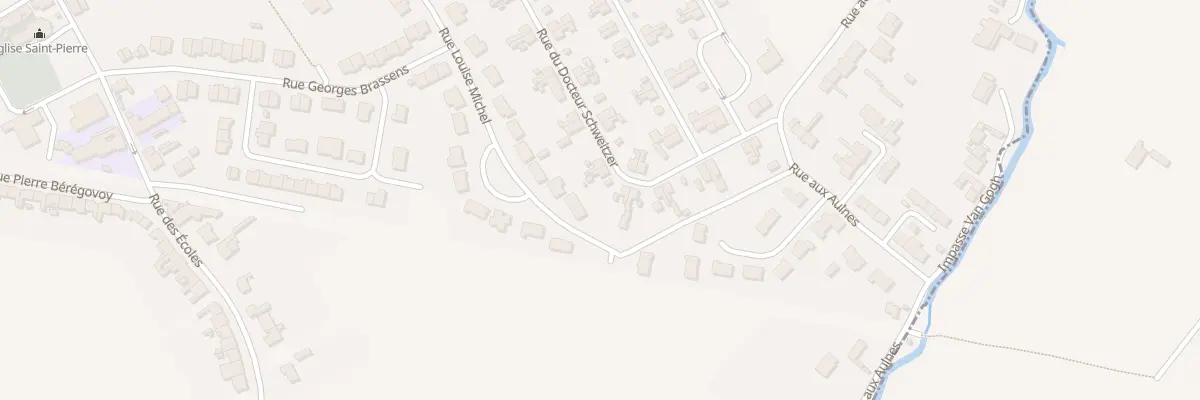 Plan du 40 Rue du Docteur Schweitzer à Isbergues