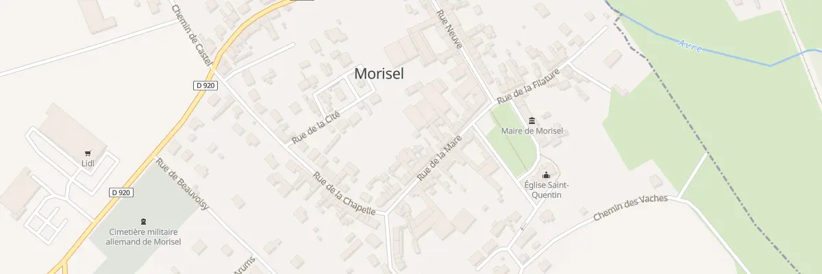 Plan du 12 Rue de la Mare à Morisel