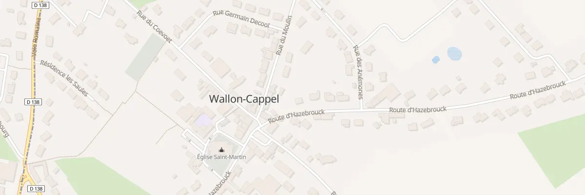 Plan du 423 Rte d’Hazebrouck à Wallon-Cappel