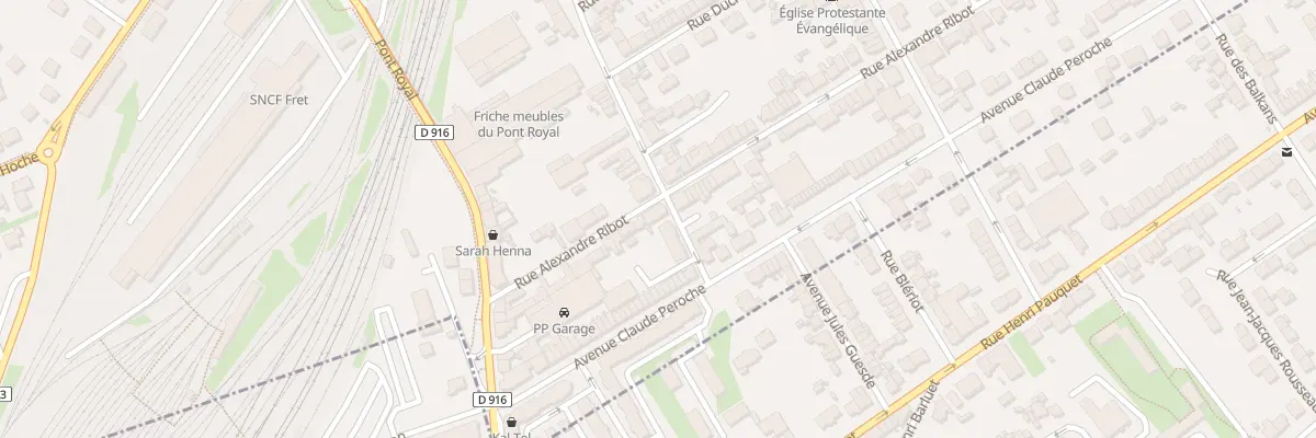 Plan du 16 Rue Alexandre Ribot à Nogent-sur-Oise