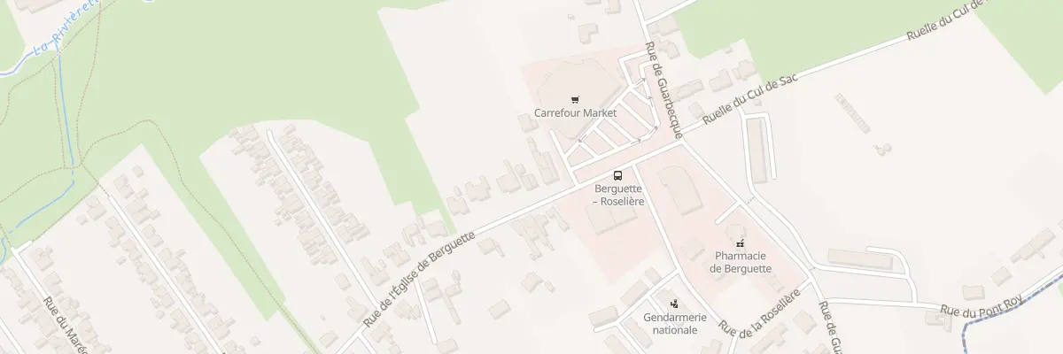 Plan du 109 Rue de l’Eglise de Berguette à Isbergues