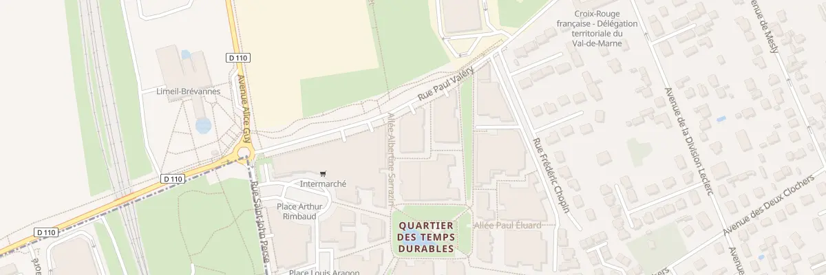 Plan du 8 Rue Paul Valéry à Limeil-Brévannes