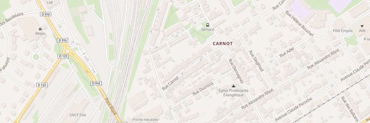 Plan du 77 Rue Carnot à Nogent-sur-Oise