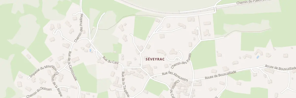Plan du 70 Che du Puech de Nas à Salles-la-Source