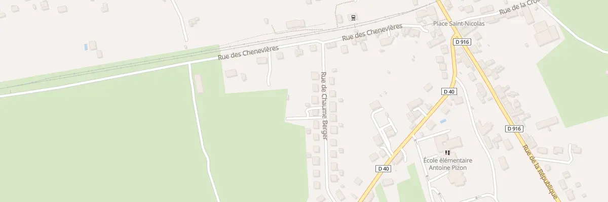 Plan du 6 Rue de la Chaume Berger à Huriel