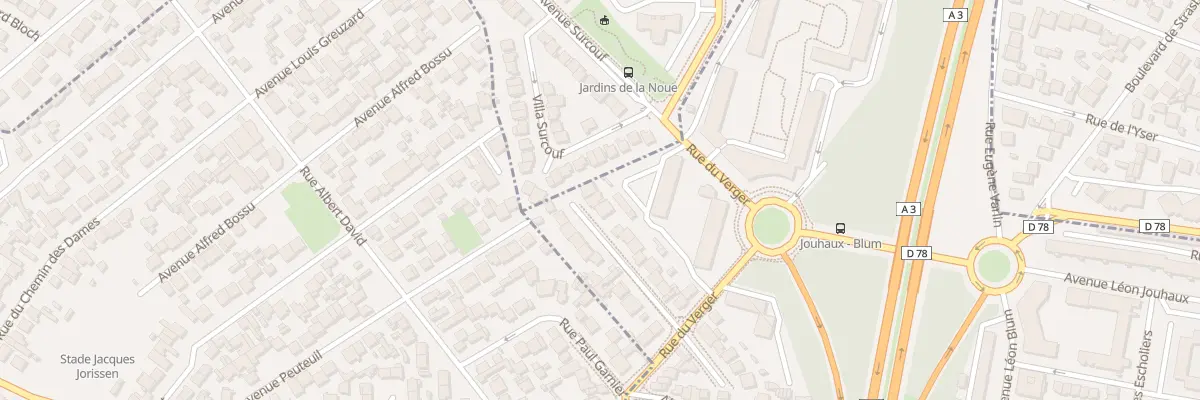 Plan du 32 Rue Jules Lecomte à Bondy