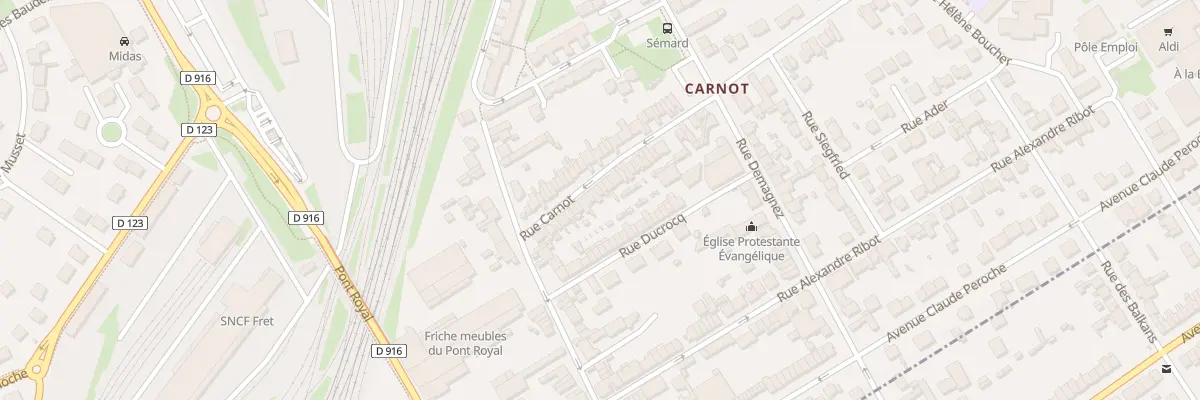Plan du 64 Rue Carnot à Nogent-sur-Oise