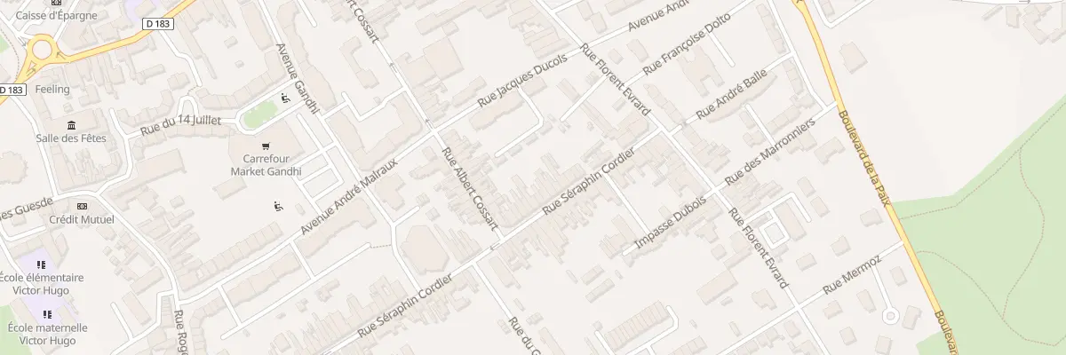 Plan du 63B Rue Séraphin Cordier à Auchel