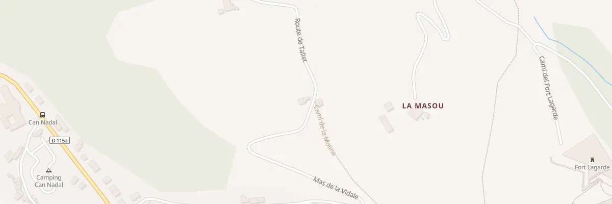 Plan du 498A Mas de la Vidale à Prats-de-Mollo-la-Preste