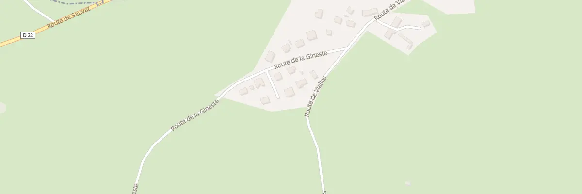 Plan du 11 Rte de la Gineste à Saignes