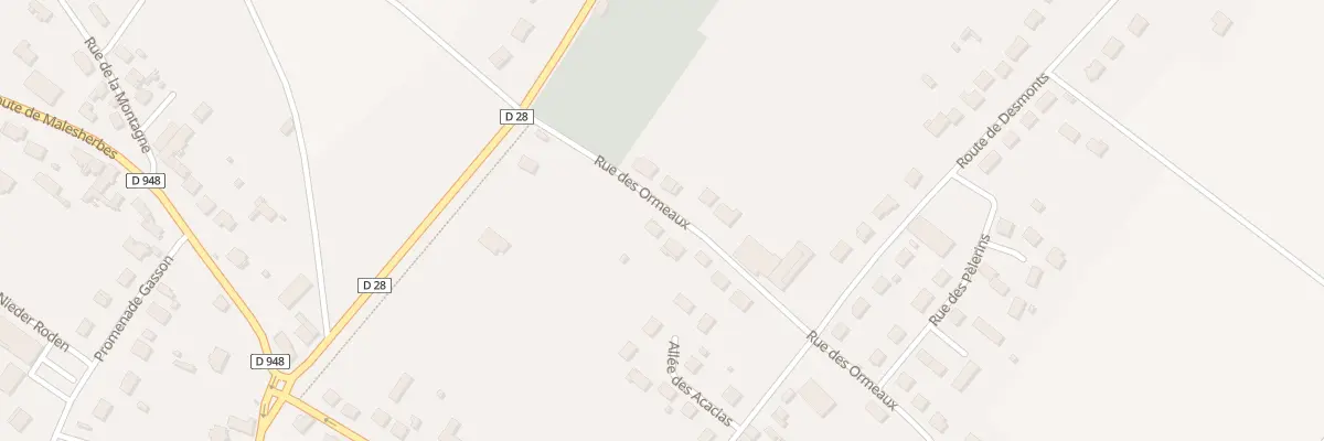 Plan du 14 Rue des Ormeaux à Puiseaux