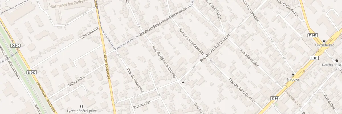 Plan du 56 Rue General Chanzy à Nogent-sur-Marne