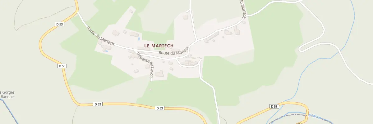 Plan du 5051 Le Mariech au Vintrou