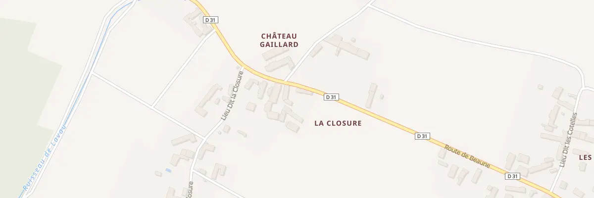 Plan du 27 Rte de Beaune à Juranville