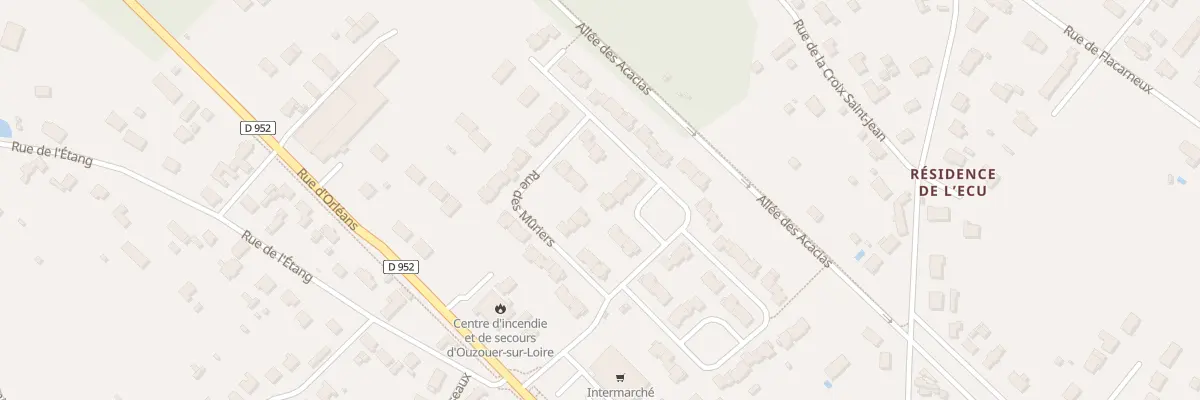 Plan du 23 Rue des Aulnes à Ouzouer-sur-Loire