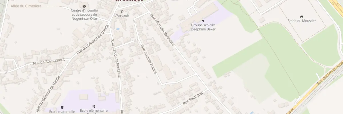 Plan du 20 Rue Marcelin Berthelot à Nogent-sur-Oise