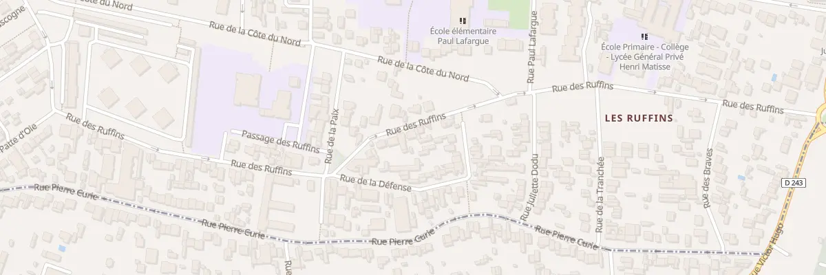 Plan du 160 Rue des Ruffins à Montreuil