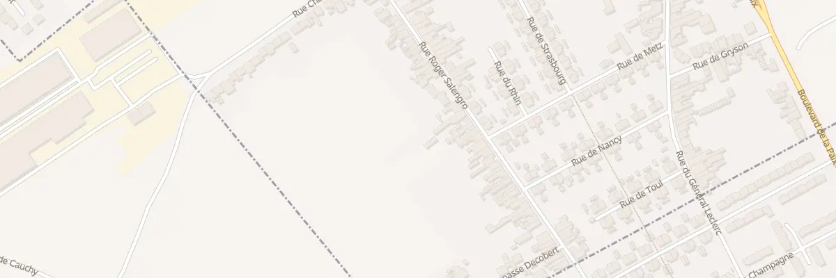 Plan du 192 Rue Roger Salengro à Auchel