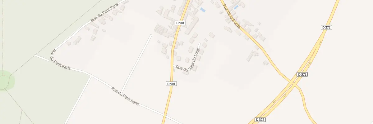 Plan du 1 Rue du Saut du Loup à Courances