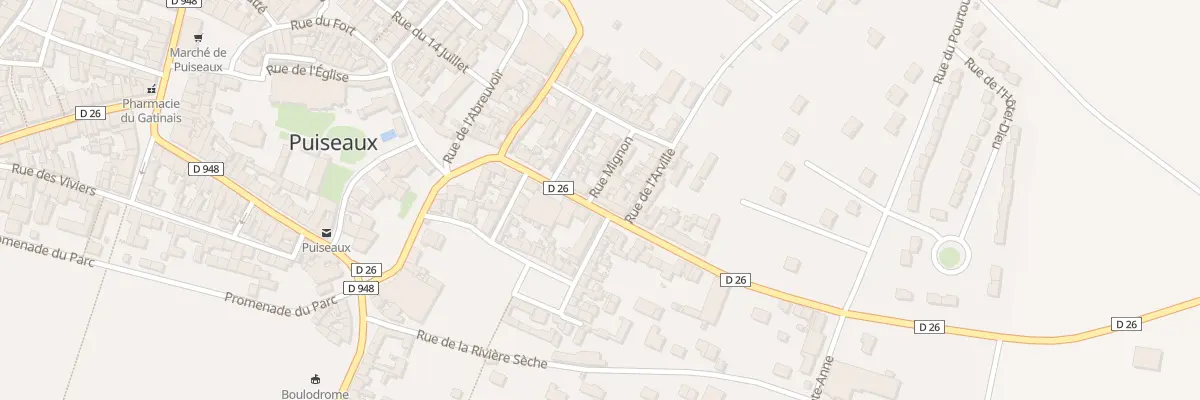 Plan du 2 Rue Mignon à Puiseaux